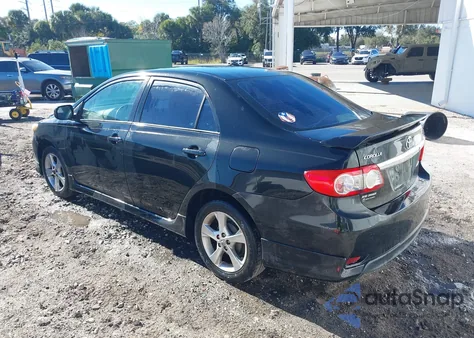 2011 Toyota Corolla S из США, поврежденный, VIN 2T1BU4EE9BC712198